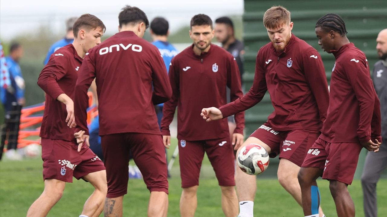 Trabzonspor, Galatasaray maçının hazırlıklarını sürdürdü