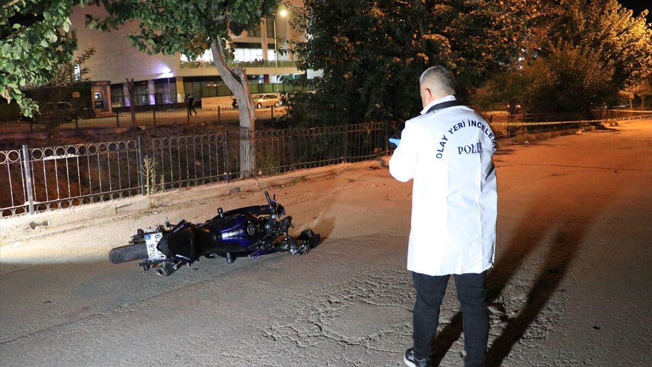Kilis'te devrilen motosikletin sürücüsü ağır yaralandı