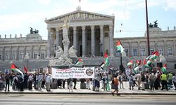 Avusturya'da İsrail'in Gazze'ye saldırıları protesto edildi