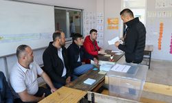 Seçimlerin yenilendiği Sivas'ın Güneykaya beldesinde oy kullanma işlemi başladı