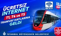 İBB’den Tramvay Yolcularına Müjde: Ücretsiz İnternet  Başladı!