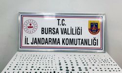 Bursa'da tarihi eser niteliği taşıyan 222 sikke ile 41 obje ele geçirildi