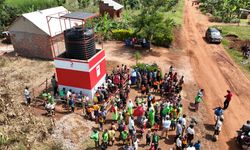 Türk Kızılay, Uganda'da 10 güneş enerjili su kuyusu açtı