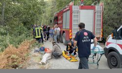 Çanakkale'de uçuruma devrilen ATV'deki 2 kişi yaralandı