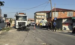 Kırklareli'nde tırın çarptığı kadın ağır yaralandı