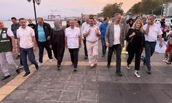 Tekirdağ'da sağlıklı yaşama dikkati çekmek için bando eşliğinde yürüyüş yapıldı