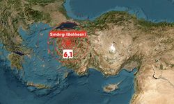 Balıkesir'de 6,1 büyüklüğünde deprem