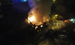 Safranbolu'da tarihi konak yandı