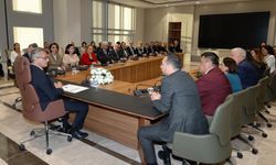 KKTC Cumhurbaşkanı Erhürman, Türk Dünyası Arabulucular Birliği ve Kıbrıs Türk Barolar Birliği ile görüştü