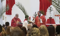 Suriye'de 'Palmiye Pazarı' ayini düzenlendi