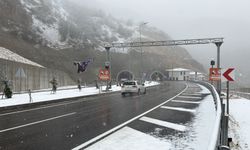 Çorum'da kar ve karla karışık yağmur etkili oldu