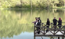 Eflani Ortakçılar Göleti, bayram tatilinde doğaseverlere nefes oldu