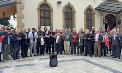 Kocaeli'de İsrail güçlerinin Küresel Sumud Filosu'na saldırısına tepki gösterildi