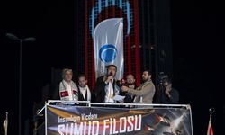 Küresel Sumud Filosu'na saldırı İsrail'in İstanbul Başkonsolosluğu önünde protesto edildi