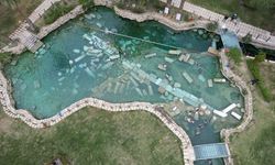Pamukkale'deki 'Kleopatra Havuzu' yeniden ziyarete açıldı