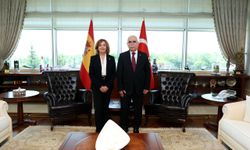 AYM Başkanı Özkaya, İspanya Anayasa Mahkemesi heyetiyle bir araya geldi