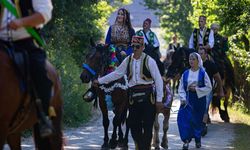 Bosna Hersek'te 516'ncı Ayvaz Dede Şenlikleri'ne katılacak atlılar yola çıktı