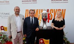 Bodrum'da Galatasaray'ın 26. şampiyonluğu için gece düzenlendi