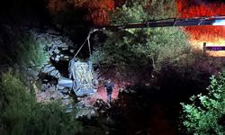 Çanakkale'de dere yatağına devrilen cipin sürücüsü öldü