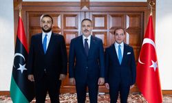 Bakan Fidan, İbrahim Dibeybe ve Abdüsselam Zubi ile Ankara'da bir araya geldi