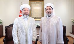 Diyanet İşleri Başkanı Arpaguş, Kazakistan Müslümanları Dini İdaresi Başkanı Taganulı'yı kabul etti
