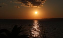 Sapanca Gölü'nde gün batımı