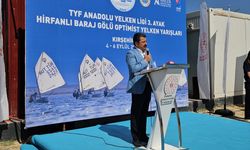 Kırşehir'deki Hirfanlı Barajı Optimist Yelken Yarışları sona erdi
