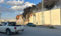 Afyonkarahisar'da mantar fabrikasında çıkan yangına müdahale ediliyor