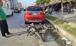 Aydın'da otomobil ile motosikletin çarpıştığı kazada 2 kişi yaralandı