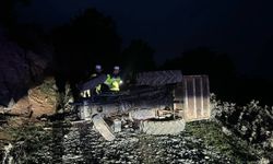 Bilecik'te devrilen traktörün sürücüsü öldü