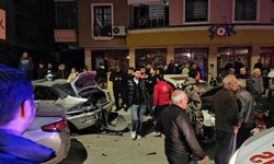 Çorum'da iki otomobilin çarpıştığı kazada 4 kişi yaralandı