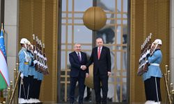 Cumhurbaşkanı Erdoğan, Özbekistan Cumhurbaşkanı Mirziyoyev ile bir araya geldi
