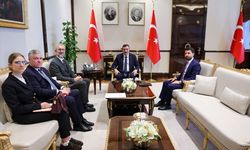 Cumhurbaşkanı Yardımcısı Yılmaz Ukrayna'nın Ankara Büyükelçisi Celal'i kabul etti