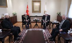 Diyanet İşleri Başkanı Arpaguş, Belarus Müslümanları Dini İdare Birliği Başkanı Şabanoviç ile görüştü