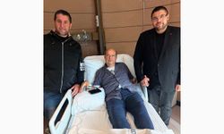 Gazeteci Yazar Hekimoğlu Süleyman Özcan’dan KKTC 5. Cumhurbaşkanı Ersin Tatar’a geçmiş olsun ziyareti