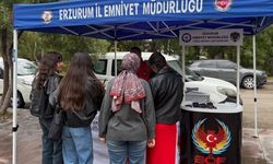 Erzurum polisi 5 bin üniversiteliyi güvenli gelecek konusunda bilgilendirdi