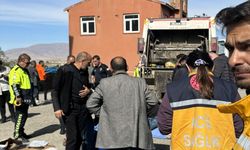 Erzurum'da çöp kamyonunun altında kalan kadın yaşamını yitirdi