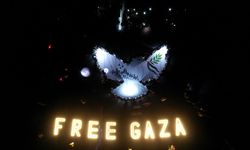 Kapadokya'da 'Gazze'ye ışık ol' etkinliği düzenlendi