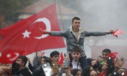 Kayseri'de öğrencilerden meşaleli Cumhuriyet Bayramı kutlaması