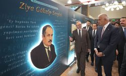 Kültür ve Turizm Bakanı Ersoy 'Ziya Gökalp Sergisi ve Paneli'ne katıldı: