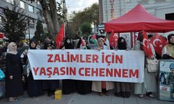 Kütahya'da 'Filistin'i Unutmuyoruz' konulu basın açıklaması yapıldı
