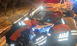 Muş'ta tır ile otomobilin çarpıştığı kazada 2 kişi yaralandı