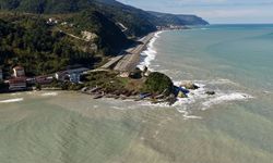 Sağanak sonrası Karadeniz'de renk değişimi yaşandı