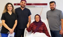 Şanlıurfa'da 12 yıldır ağrı çeken kadının karnından 12 santimetrelik kitle çıkarıldı