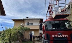 Sinop'ta cami lojmanında çıkan yangın söndürüldü