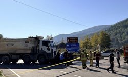 Sinop'ta kamyonla çarpışan otomobilin sürücüsü öldü