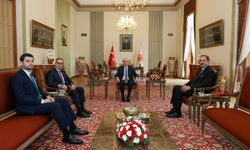 TBMM Başkanı Kurtulmuş, TÜRKPA Genel Sekreteri Ramil Hasan'ı kabul etti