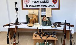 Tokat'ta silah kaçakçılığı operasyonunda 6 zanlı yakalandı