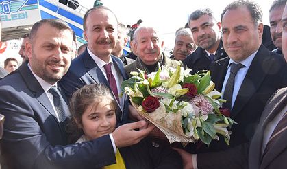 Mardin Belediye Başkan adayı Erin’e muhteşem karşılama