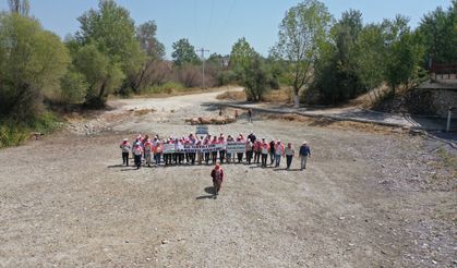 Denizli'de 852 yıllık gelenek bu kez kuruyan nehir yatağında sembolik olarak yapıldı